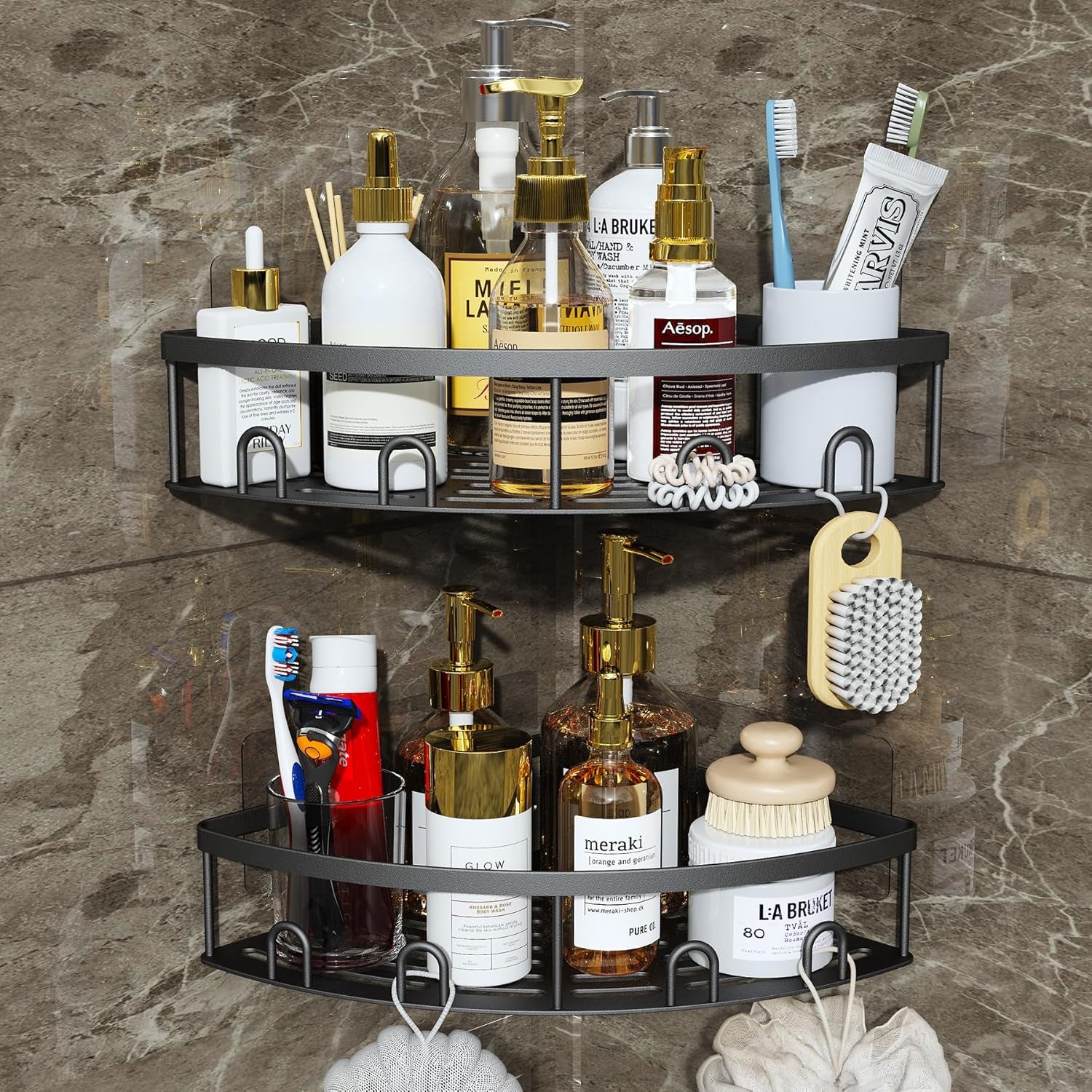 Adhesive Corner Shower Caddy