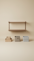 Powder-Coated Steel Closet Shelf