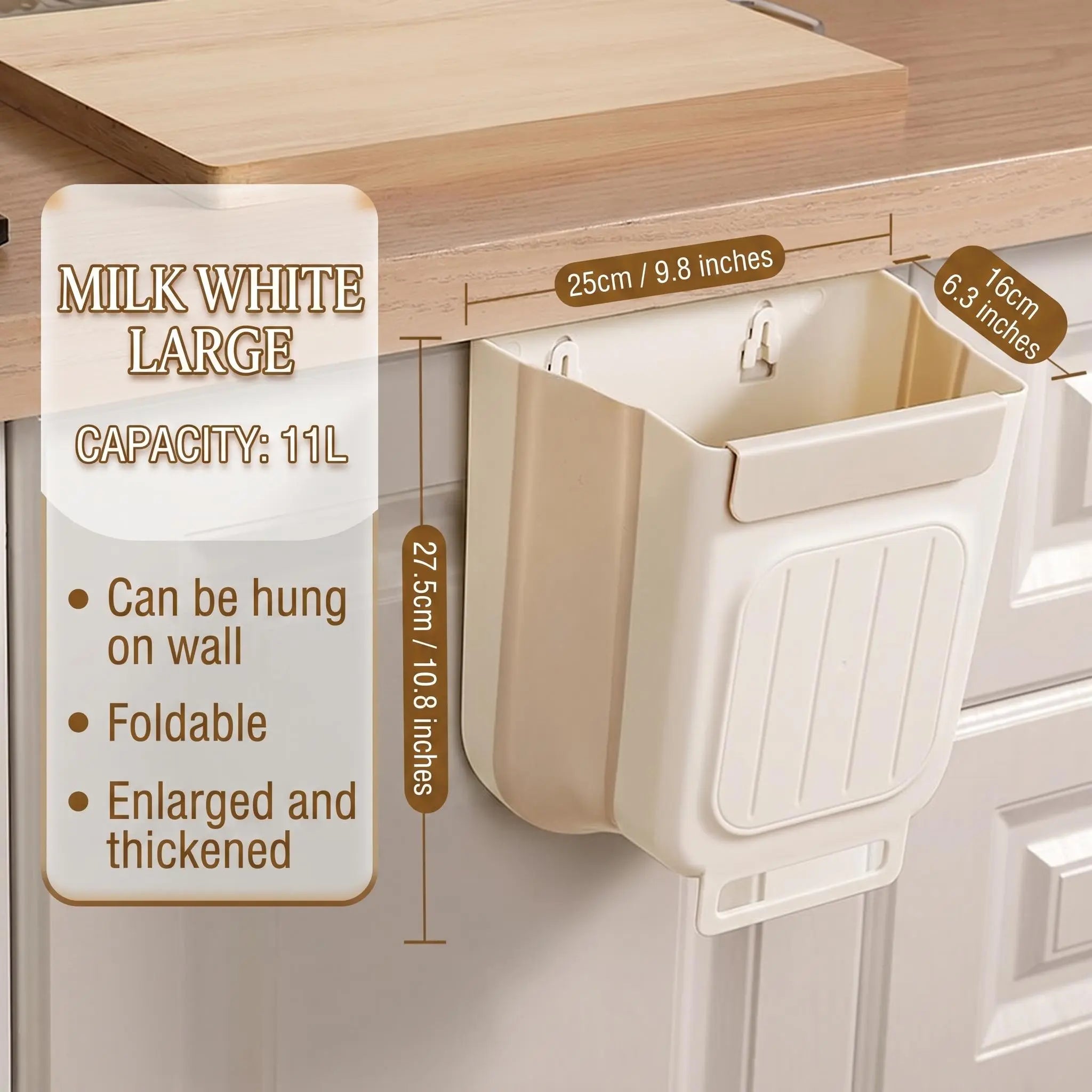 Collapsible Hanging Trash Bin