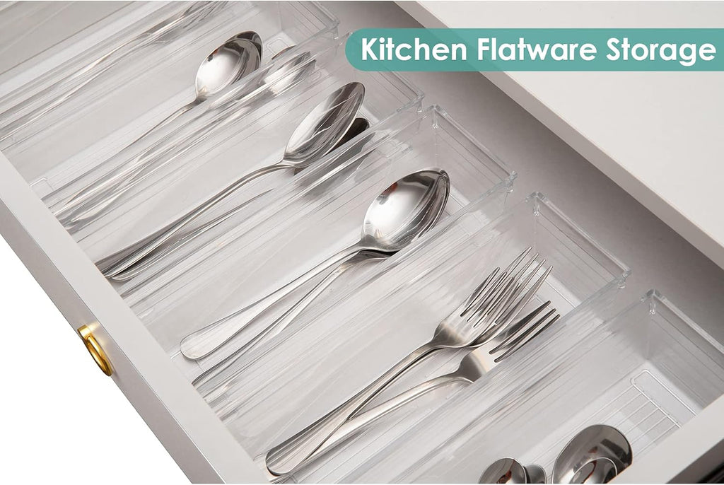 Clear Plastic Drawer Organizer Tray 
