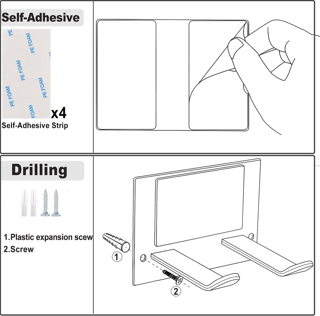 Self Adhesive Hair Dryer Holder 