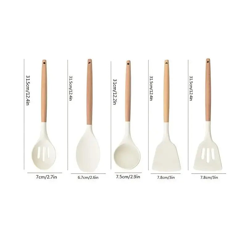 12-Piece Silicone Kitchen Utensil Set