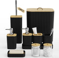 10PC Blcak Bathroom Accessories Set 