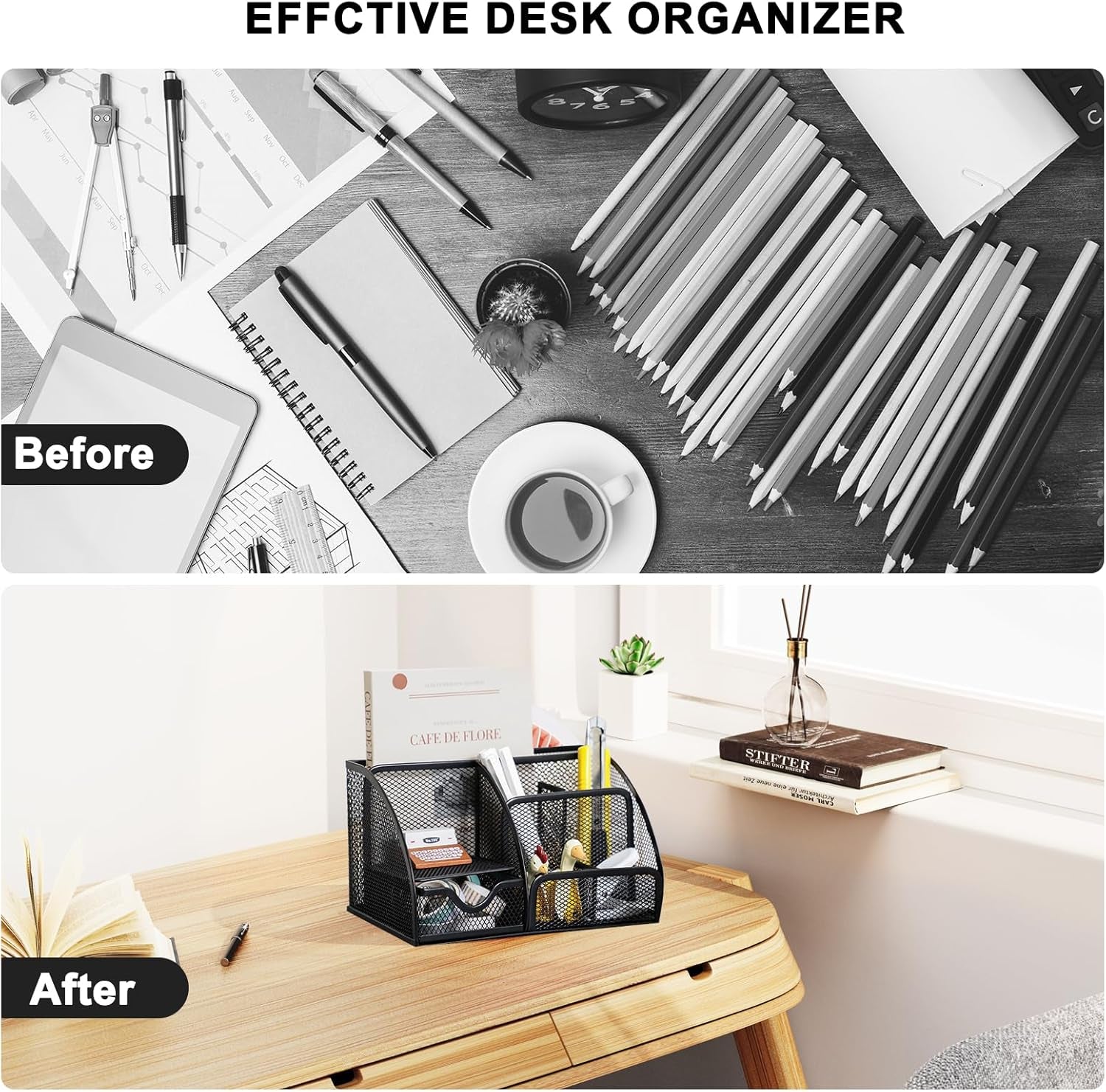 Desktop Organizer with Drawer