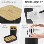 10PC Blcak Bathroom Accessories Set 