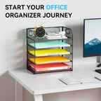 Paper Organizer Letter Tray