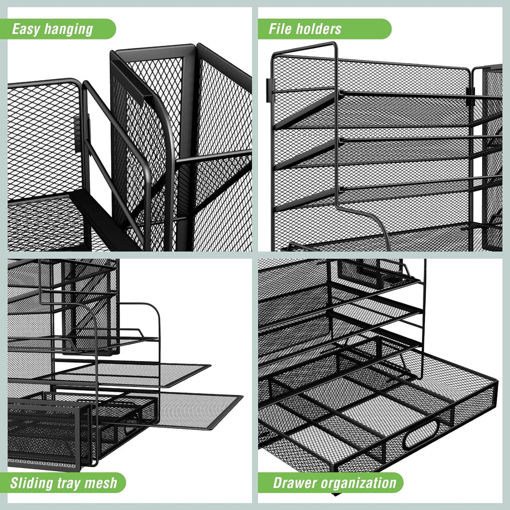 7-Tier Desk Organizer with Drawer