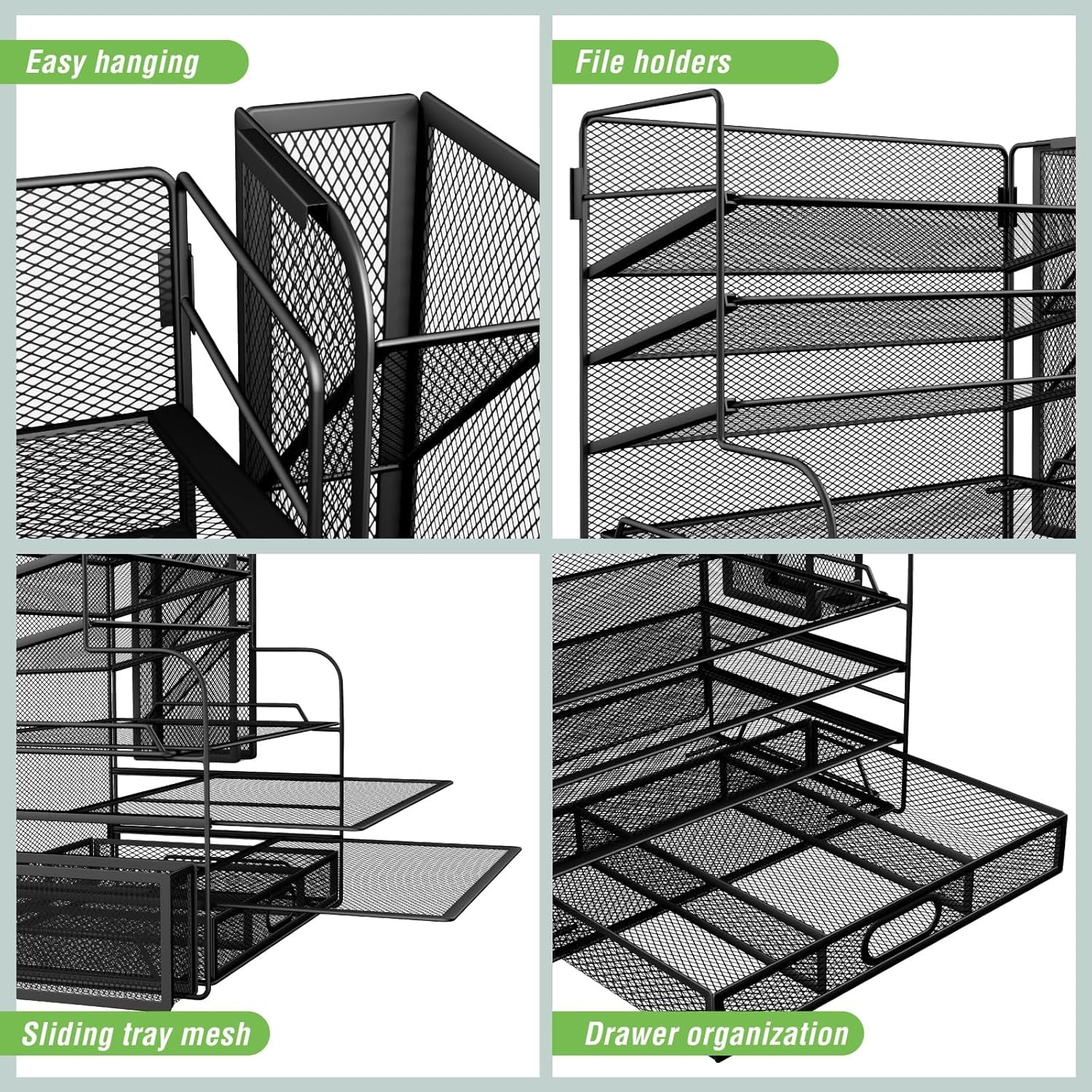7-Tier Desk Organizer with Drawer