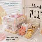 Stackable Clear Plastic Storage Bins