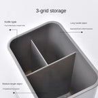 Kitchen Utensil Holder with Drain Tray